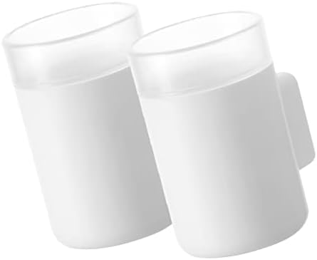 Ciieeo 3Pcs Wall-Mounted Toothbrush Holder for Family