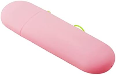 PRETYZOOM Toothbrush Holder with PP Case and Toothpaste Storage