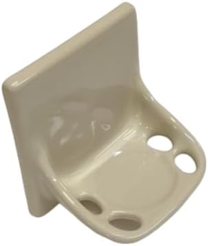 Flat Back Ceramic Toothbrush Holder for Bathrooms