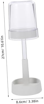 BESTOYARD Modern Toothbrush Holder with Drain Tray and Cup
