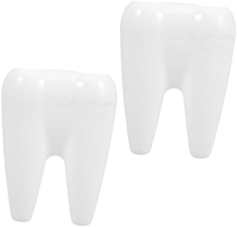 Luxshiny 2pcs White Toothbrush Holders for Kids