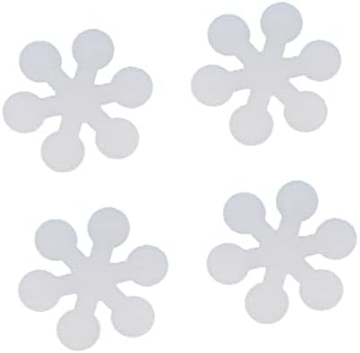 HEALLILY 20Pcs Snowflake Non-Slip Bath Stickers