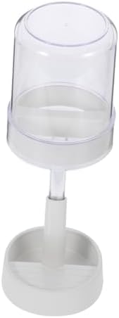 FIXOSHEE Toothbrush Holder with Drain Tray and Cover 1