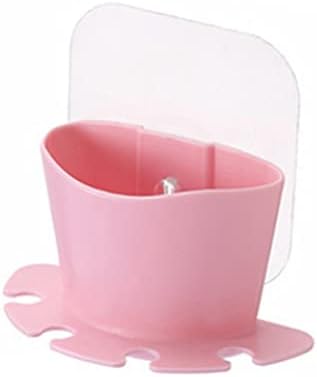 Alipis Suction Toothbrush Holder with 4 Slots and Storage Cup