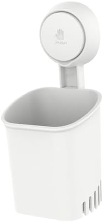 LIFKOME Wall Mount Toothbrush Holder with Suction Cup 1