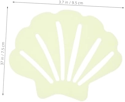 GLEAVI 30Pcs Shell Shaped Non Slip Shower Stickers