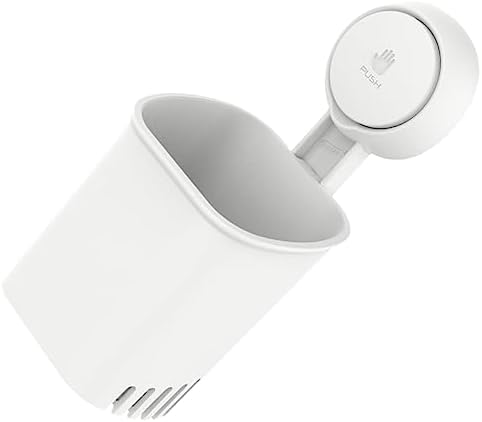 Cabilock Suction Cup Toothbrush Holder Wall Mount No Drilling