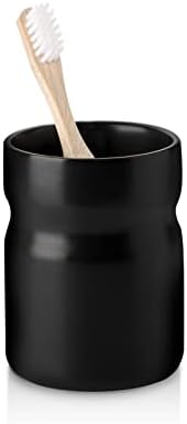 Nucookery 275 Ceramic Black Kids Toothbrush Holder