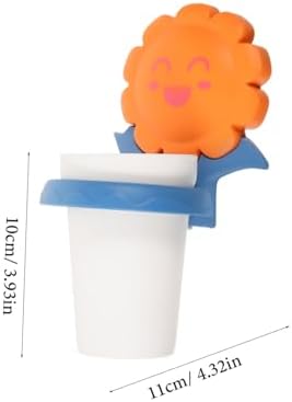 Cartoon Toothbrush Holder Wall Mount Organizer for Boys Girls