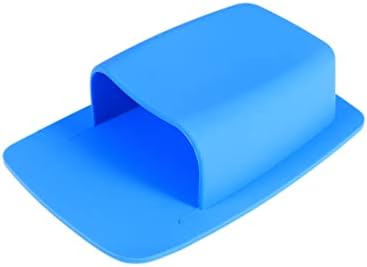 Silicone Bathroom Storage Organizer Wall Mounted Toothbrush Holder Razor Holder Blue