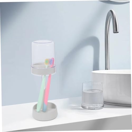 VALICLUD Toothbrush Holder with Cover and Rinse Cup