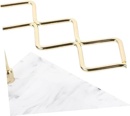 HAKIDZEL Marble Toothbrush Holder with Makeup Brush Stand