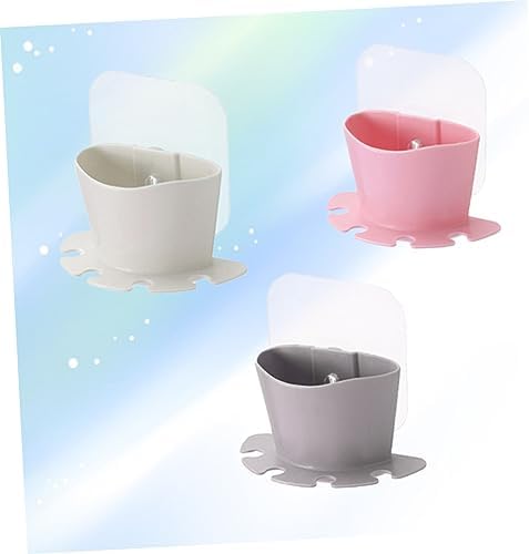 FOYTOKI Self Adhesive Bathroom Wall Toothbrush Holder