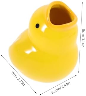 VICASKY Ceramic Cartoon Toothbrush Holder for Bathroom