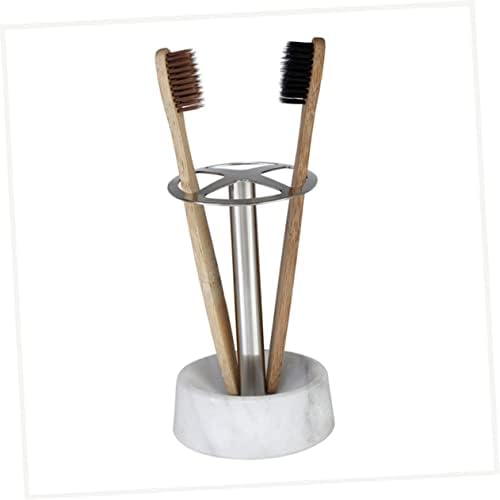 Amosfun Wall Mounted Toothbrush Holder with Marble Base