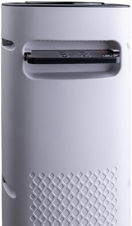 Comfort Zone Tower Heater with 3D Flame and Remote Control 1