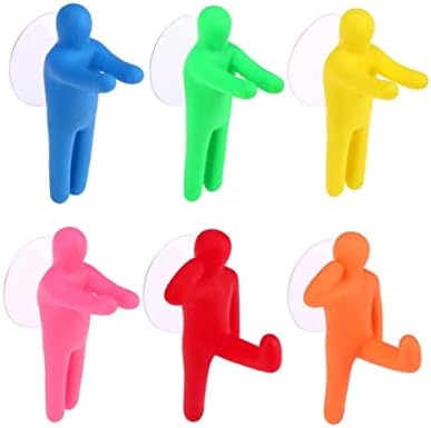 Beatifufu 6pc Kids Creative Toothbrush Holder Suction Cup Organizer