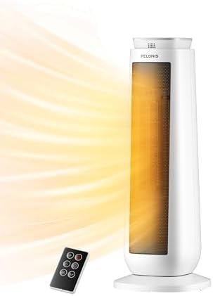 PELONIS 23 Oscillating Ceramic Heater with Remote Thermostat