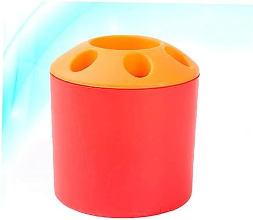 Cabilock 4 Slot Toothbrush Stand with Toothpaste Holder