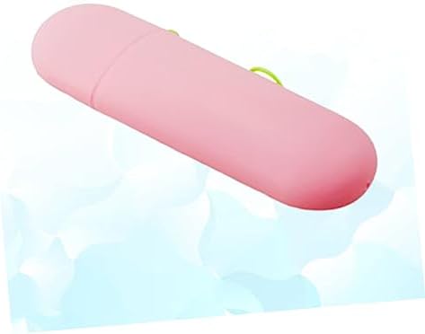 PRETYZOOM Toothbrush Holder with PP Case and Toothpaste Storage