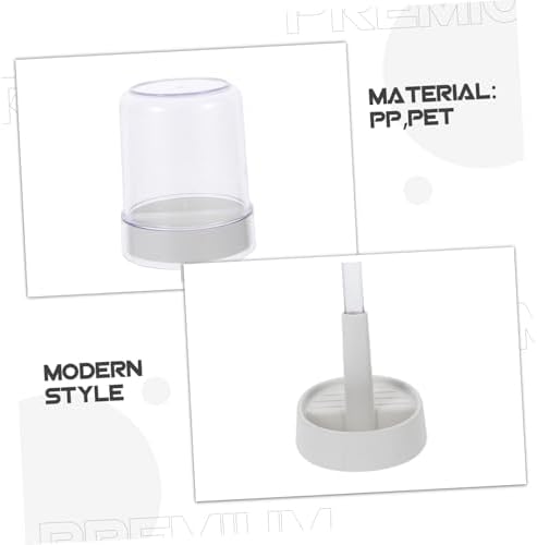 BUGUUYO Toothbrush Holder with Cover and Cup Slots 1