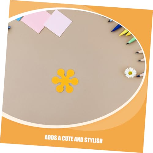 Hemoton Nonstick Tub Stickers 12pcs Snowflake Flower