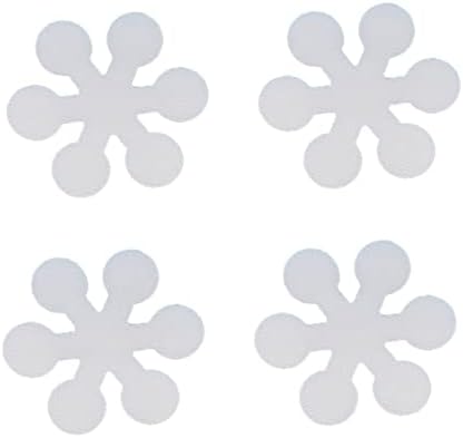Non-Slip Shower Strips 20 Pcs Snowflake Adhesive Bathtub Decals