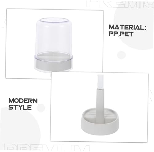 BESTYASH Toothbrush Holder with Cover and Drain Tray