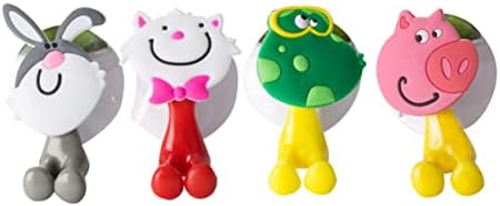 Anneome Cartoon Animal Suction Cup Toothbrush Holder