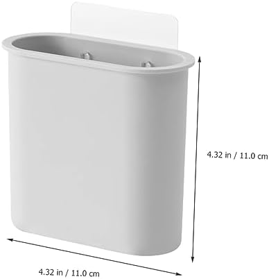LIFKOME Wall Mounted Toothbrush Holder with Suction Cup Drainage Design
