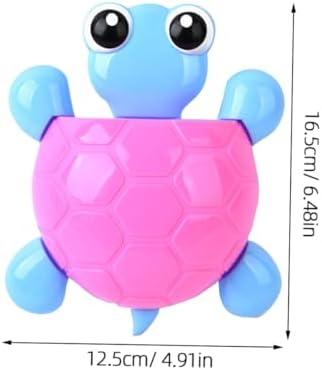 HOOTNEE 2Pcs Suction Cup Turtle Toothbrush Holder