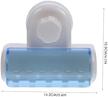 2pcs Suction Wall Mounted Toothbrush Holder for Family Bathroom Use