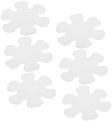 GLEAVI 6Pcs Flower Design Non-Slip Bathroom Decals