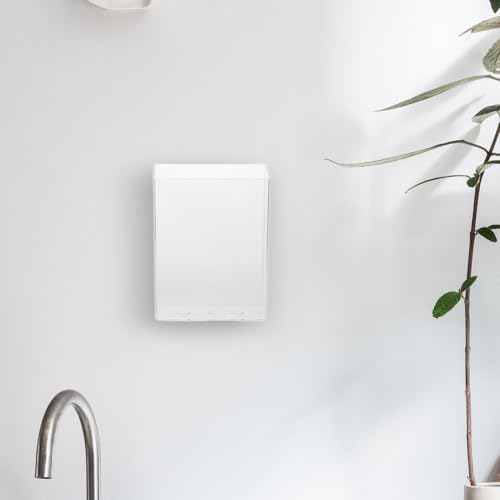 BUGUUYO 2pcs Wall Mounted Toothbrush Holder with Dispenser