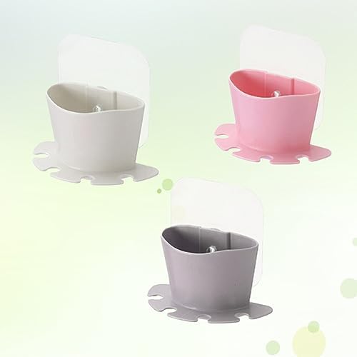 ABOOFAN Self-Adhesive Toothbrush Holder and Wall Organizer