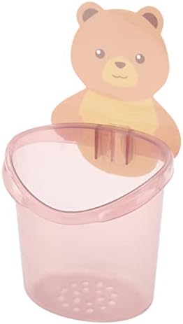 Space-Saving Wall-Mounted Toothbrush Holder Pink