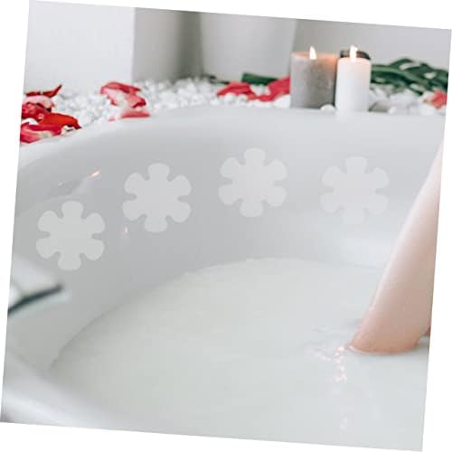 GLEAVI 6Pcs Flower Design Non-Slip Bathroom Decals