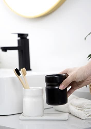 Nucookery 275 Ceramic Black Kids Toothbrush Holder