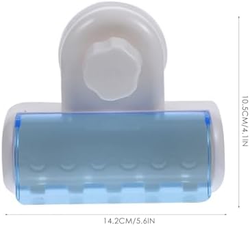 LIFKOME 6 Hole Wall Suction Toothbrush Holder for Bathroom
