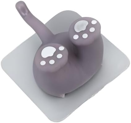 Pssopp 2Pcs Kitten Tail Toothbrush Holder for Kids
