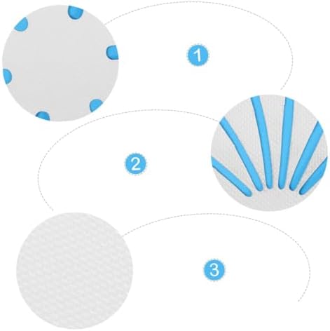 Healifty 2Sets Non Slip Bathtub Stickers with Flower Design