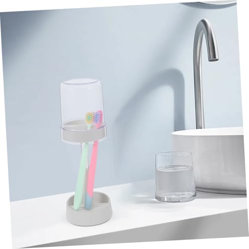 ABOOFAN Electric Toothbrush Holder with Suction Cups and Cover 1