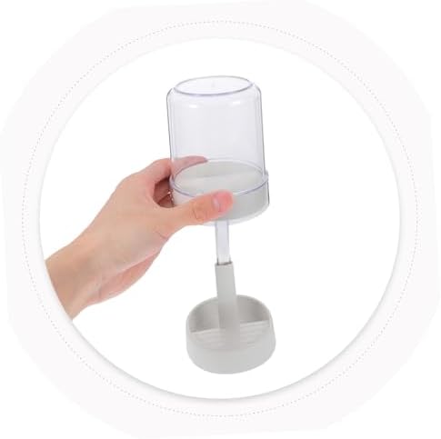 LIFKOME Modern Lamp Toothbrush Holder with Suction Cup