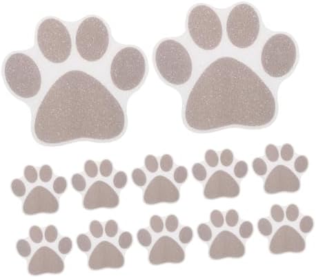 FUNOMOCYA Bathtub Slip Stickers 20pcs Dog Paw Decals