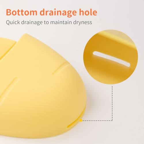 LOYATRO Wall Mount Toothbrush Holder with Suction Cup