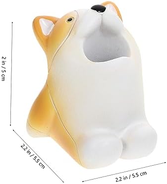 Luxshiny Cartoon Dog Toothbrush Holder and Makeup Brush Container
