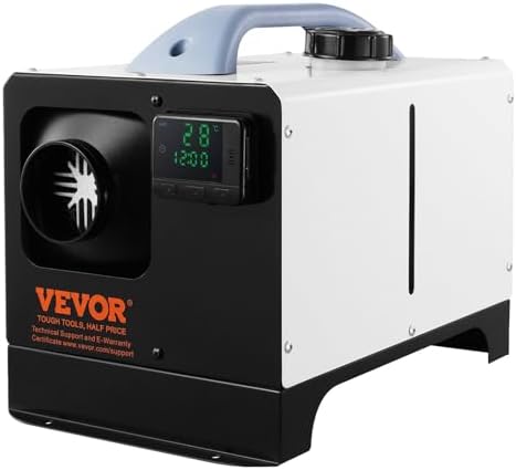 CooFel 5-8KW Diesel Heater with Remote Control and LCD Screen