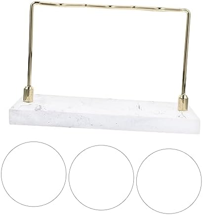 TOPPERFUN Marble Pattern Toothbrush Holder Organizer