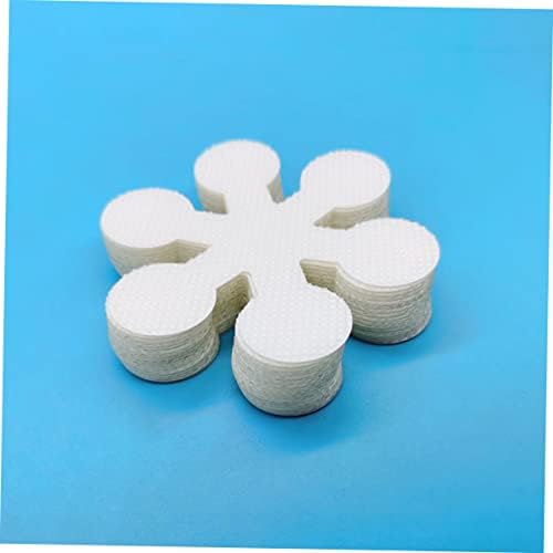 Sosoport 20Pcs Snowflake Non-Slip Tub Strips with Adhesive Safety Stickers