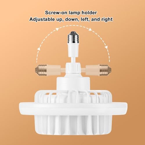 EZVAYA 600W Ceiling Fan with Heater and Light